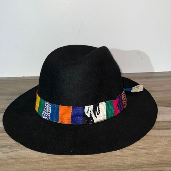 Festival Down Under Fedora Embellished Hat Colorful Hat Band Boutique Brand - Picture 1 of 7